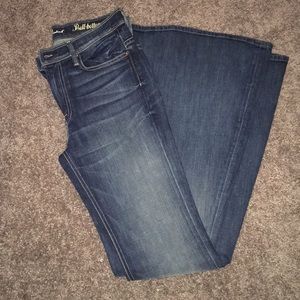 Blue Bell-bottom Jeans